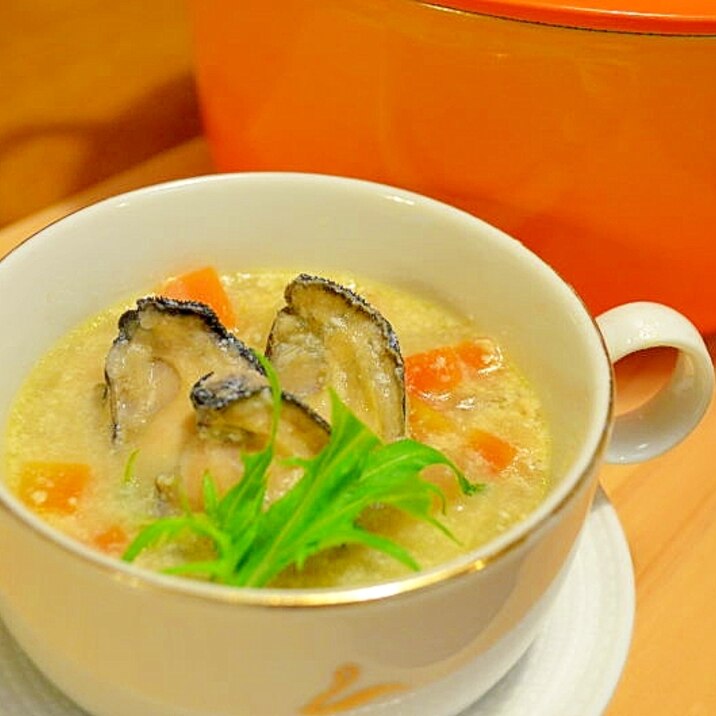 牡蠣のみそミルクチャウダー レシピ 作り方 By かき小町12 楽天レシピ